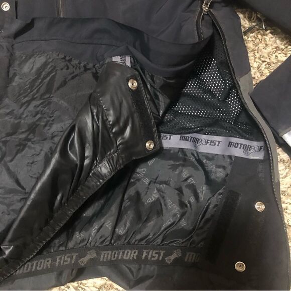 Motorfist Snowmobile 1/4 Zip Pullover Sidehill Jacket Waterproof Mens Sz Med - Picture 4 of 6